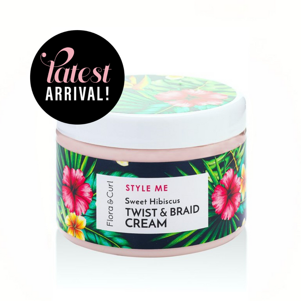 Flora & Curl  Sweet Hibiscus Twist & Braid Cream 300ml / 10oz
