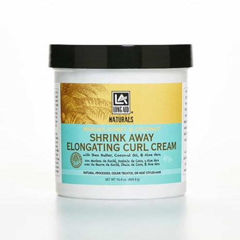 LA Naturals Manuka Honey & Coconut Shrink Away Curl Elongating Cream 16.4 oz /454g
