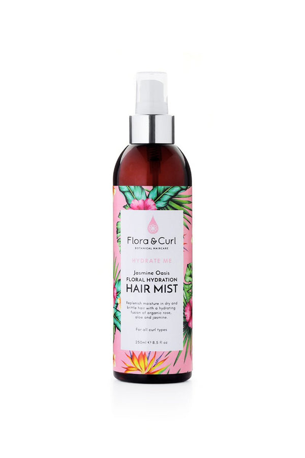 Flora & Curl Jasmine Oasis Hydrating Hair Mist 250ml / 8.5oz