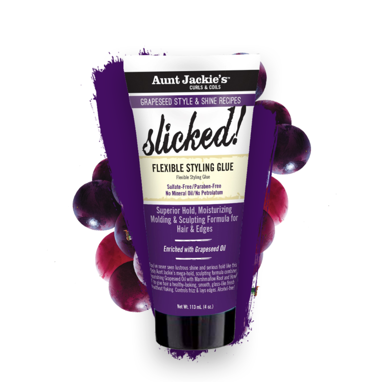 Aunt Jackie's SLICKED! Grapeseed Flexible Styling Glue